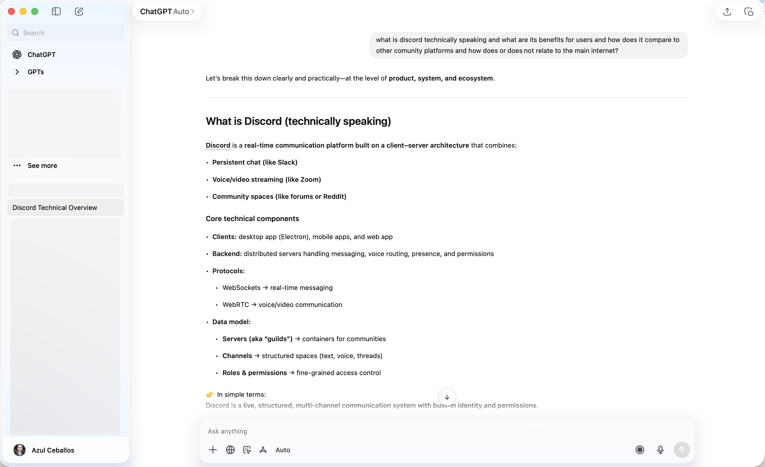 ChatGPT for research and thinking