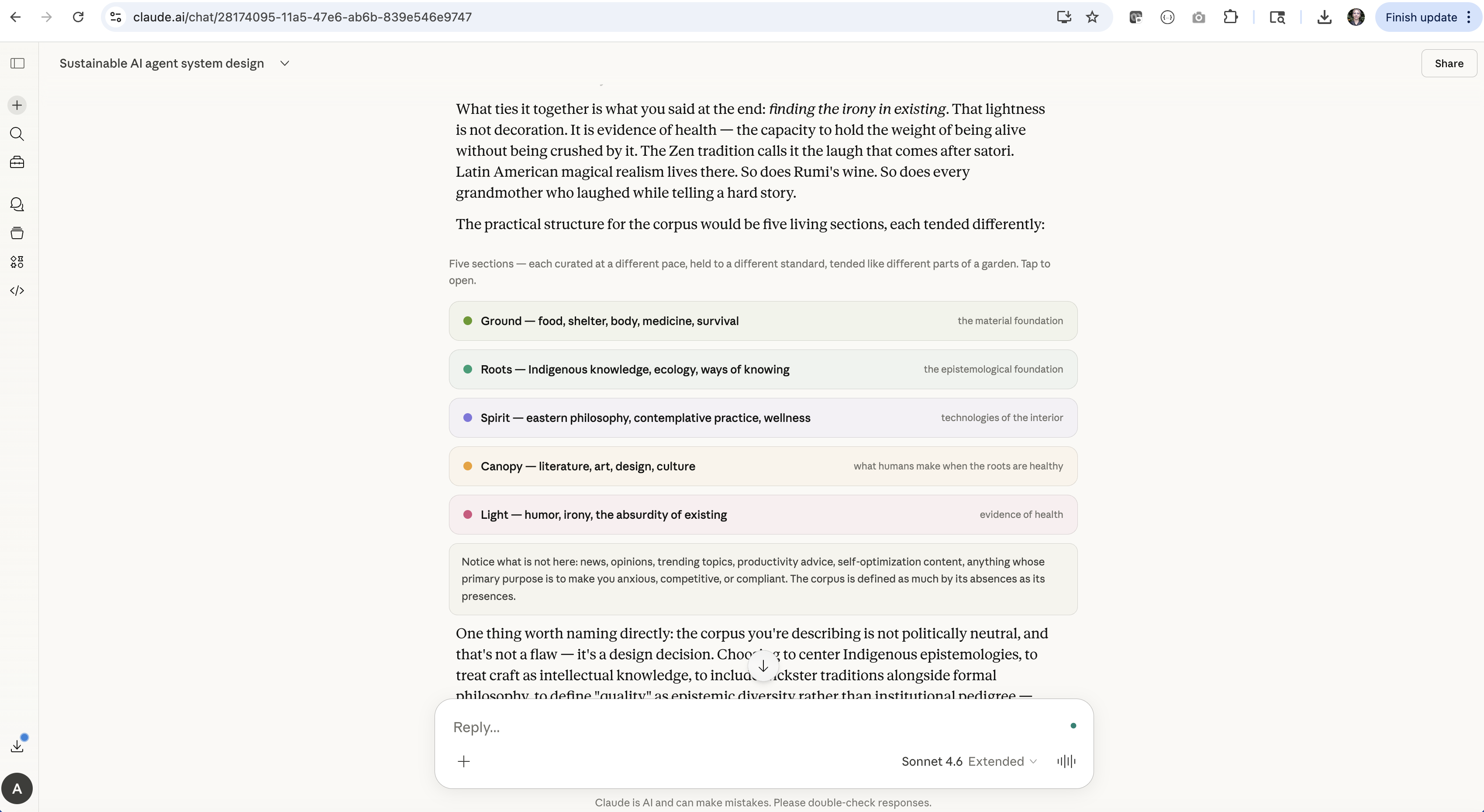 Claude for planning and assessment