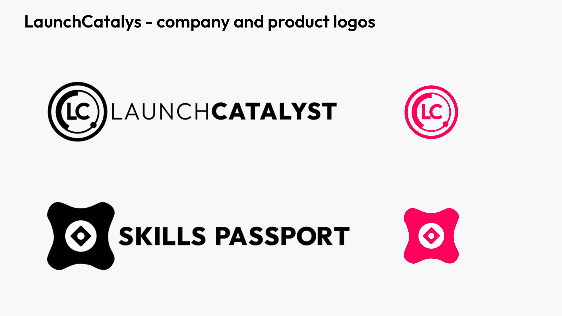 Skills Passport Logo System — Launch Catalyst