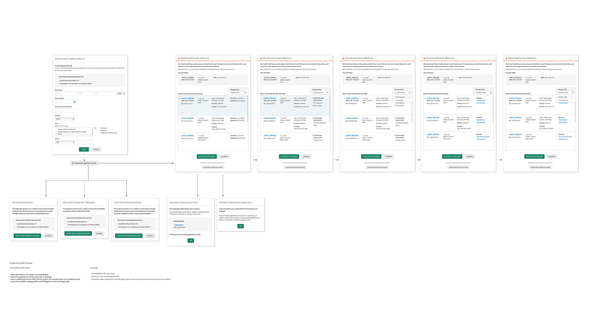 Duplicate feature research