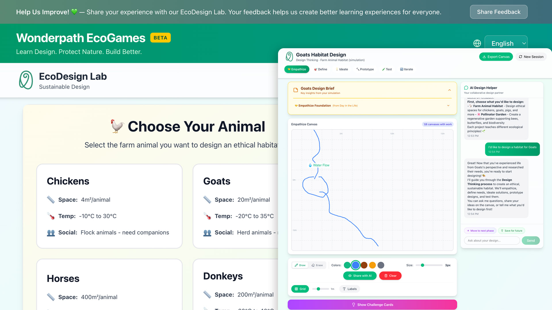 EcoLab — AI coach for permaculture and sustainable design